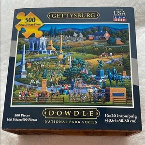 DOWDLE - Gettysburg (National Park series) 500-Piece Puzzle